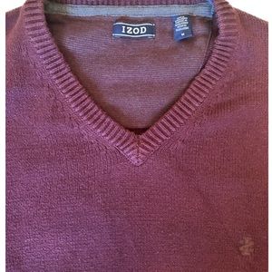 Classic Izod V-neck Sweater